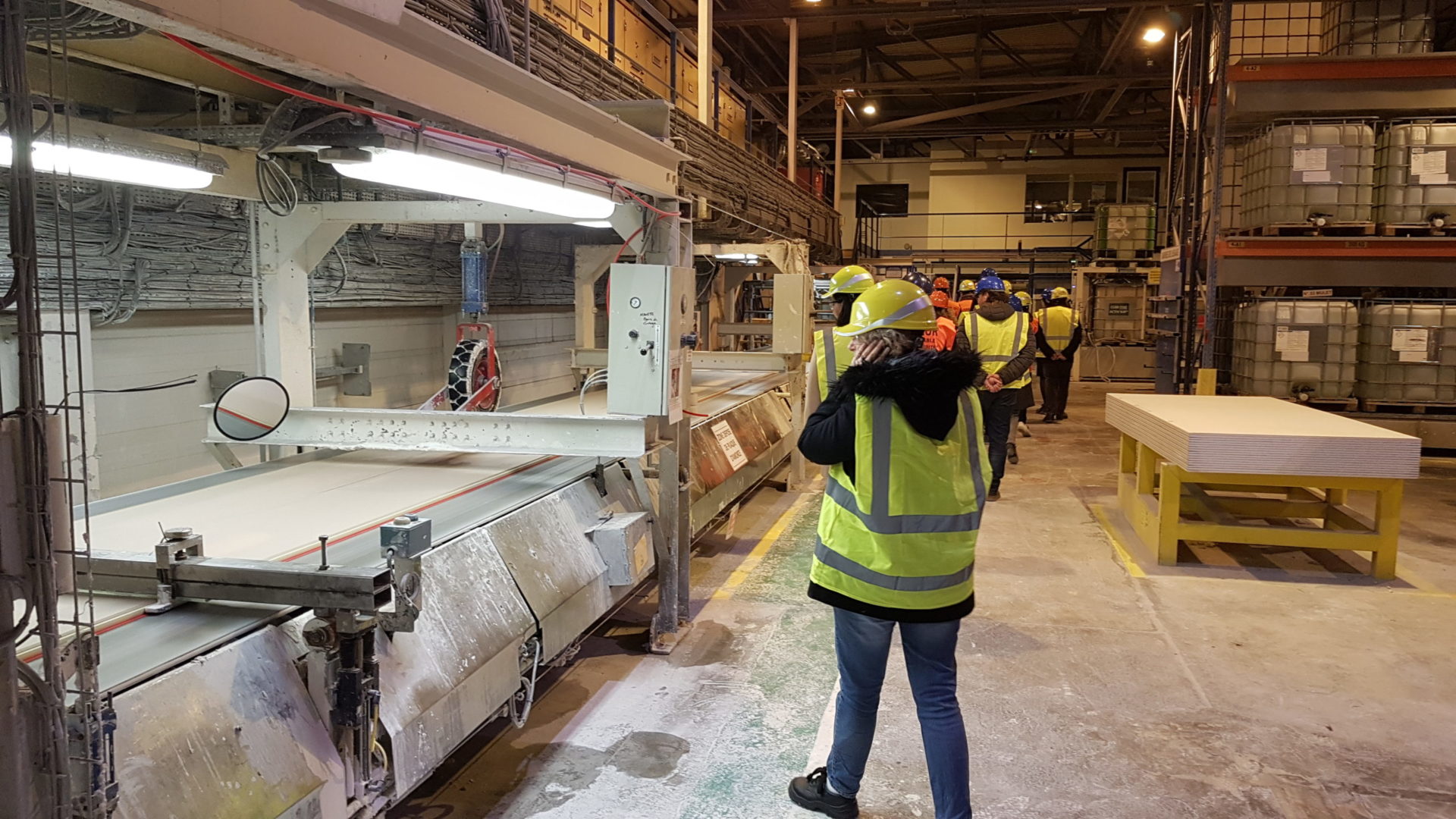 04/12/2018 : visite du site Placoplatre